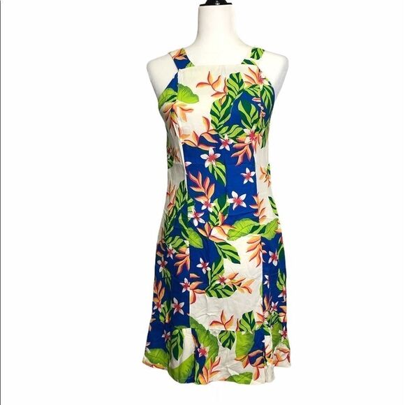 𝅺mercatto Simarida Floral Leaf Sundress Sleeveless - Picture 1 of 7